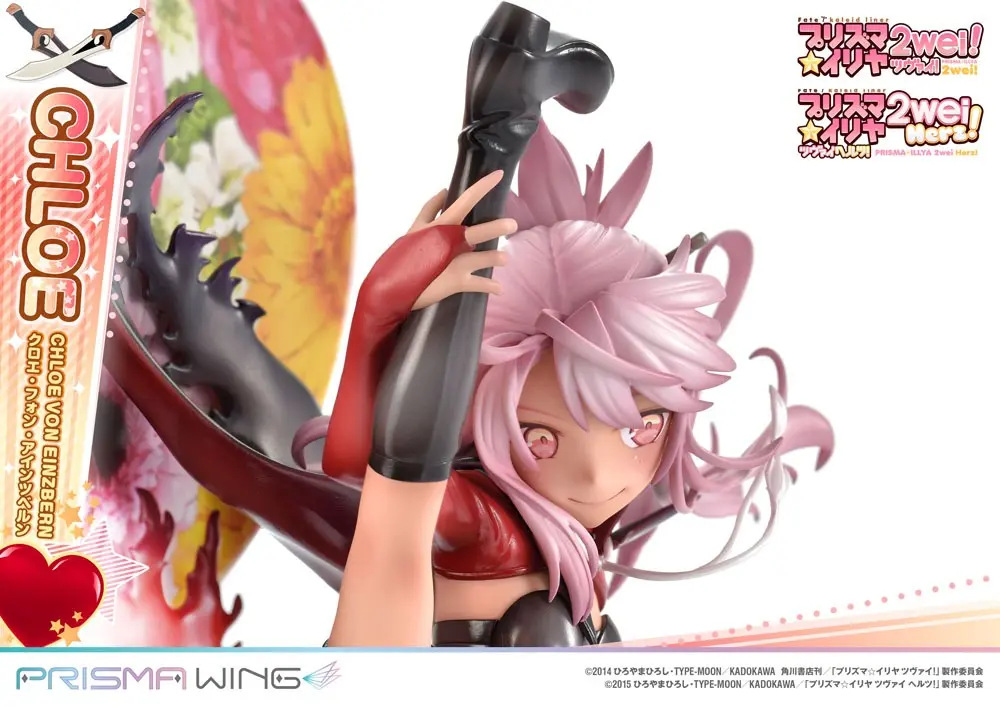 Fate/kaleid liner Prisma Illya Prisma Wing 1/7 Chloe von Einzbern PVC szobor figura 20 cm termékfotó