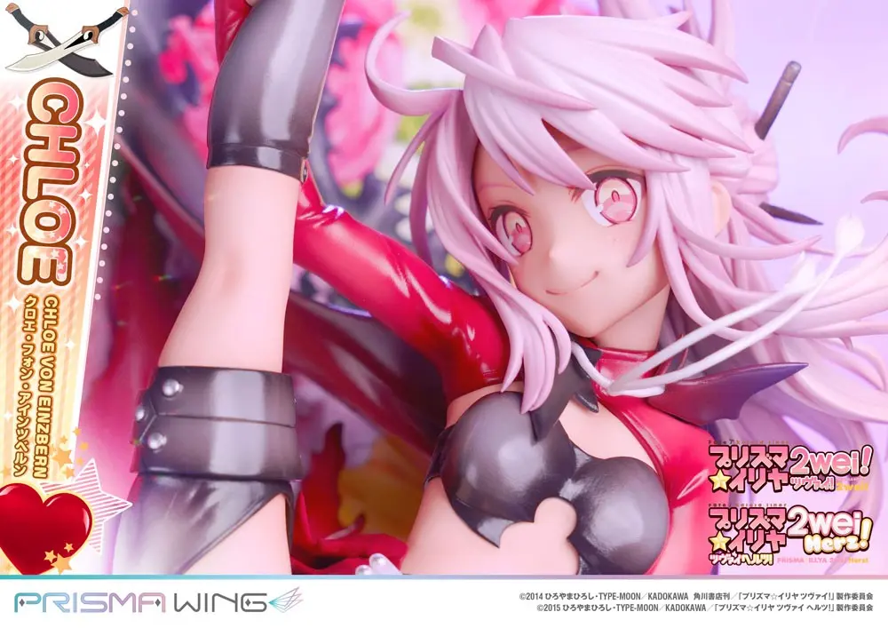 Fate/kaleid liner Prisma Illya Prisma Wing 1/7 Chloe von Einzbern PVC szobor figura 20 cm termékfotó