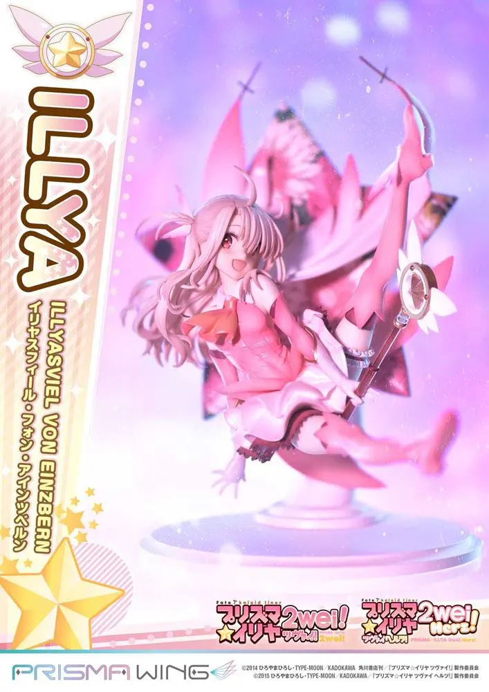 Fate Prisma Wing 1/7 Illyasviel von Einzbern Bonus Version PVC szobor figura 20 cm termékfotó