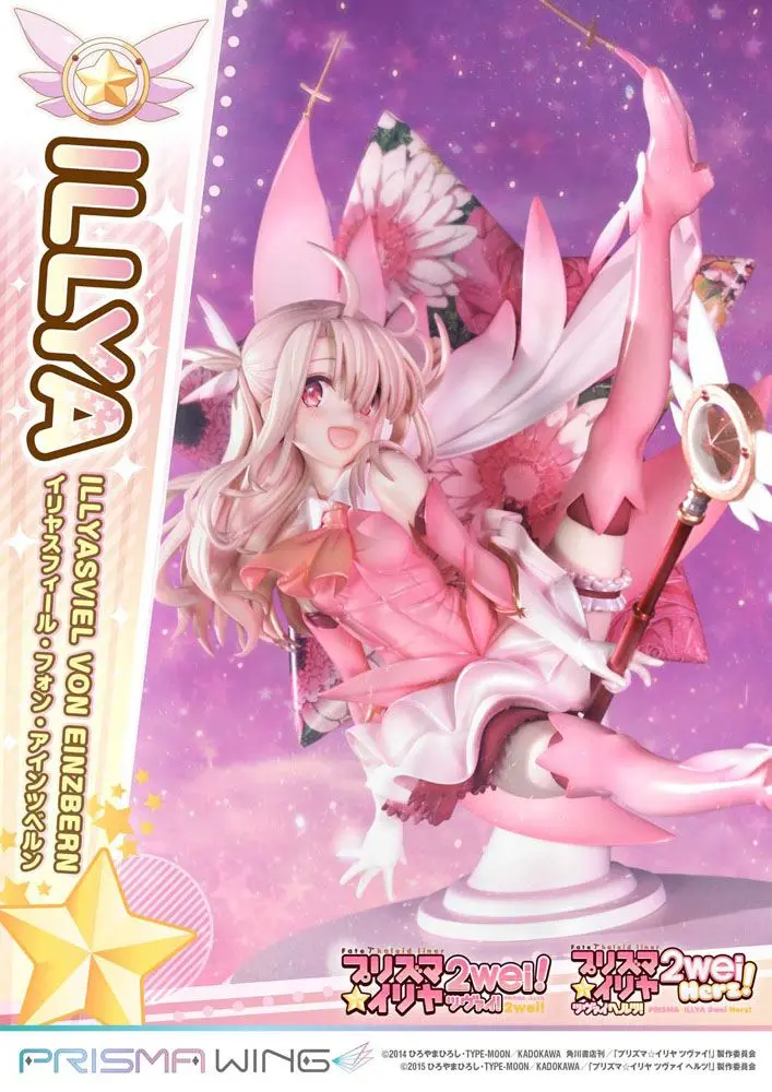 Fate Prisma Wing 1/7 Illyasviel von Einzbern Bonus Version PVC szobor figura 20 cm termékfotó