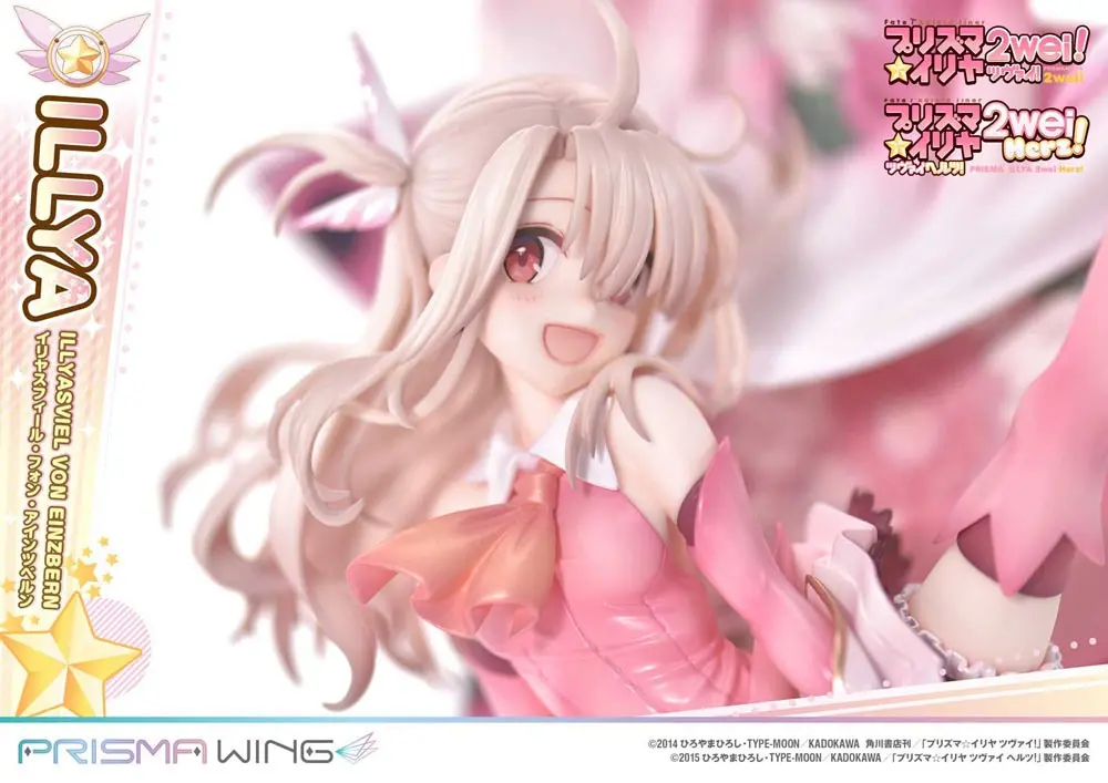 Fate Prisma Wing 1/7 Illyasviel von Einzbern Bonus Version PVC szobor figura 20 cm termékfotó