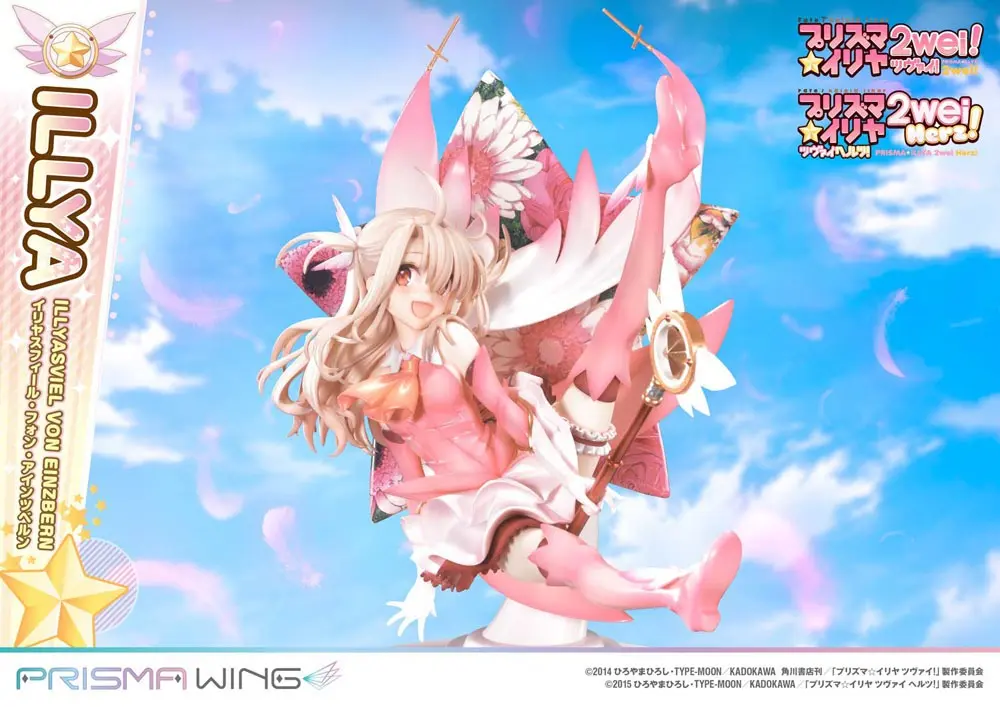 Fate Prisma Wing 1/7 Illyasviel von Einzbern Bonus Version PVC szobor figura 20 cm termékfotó