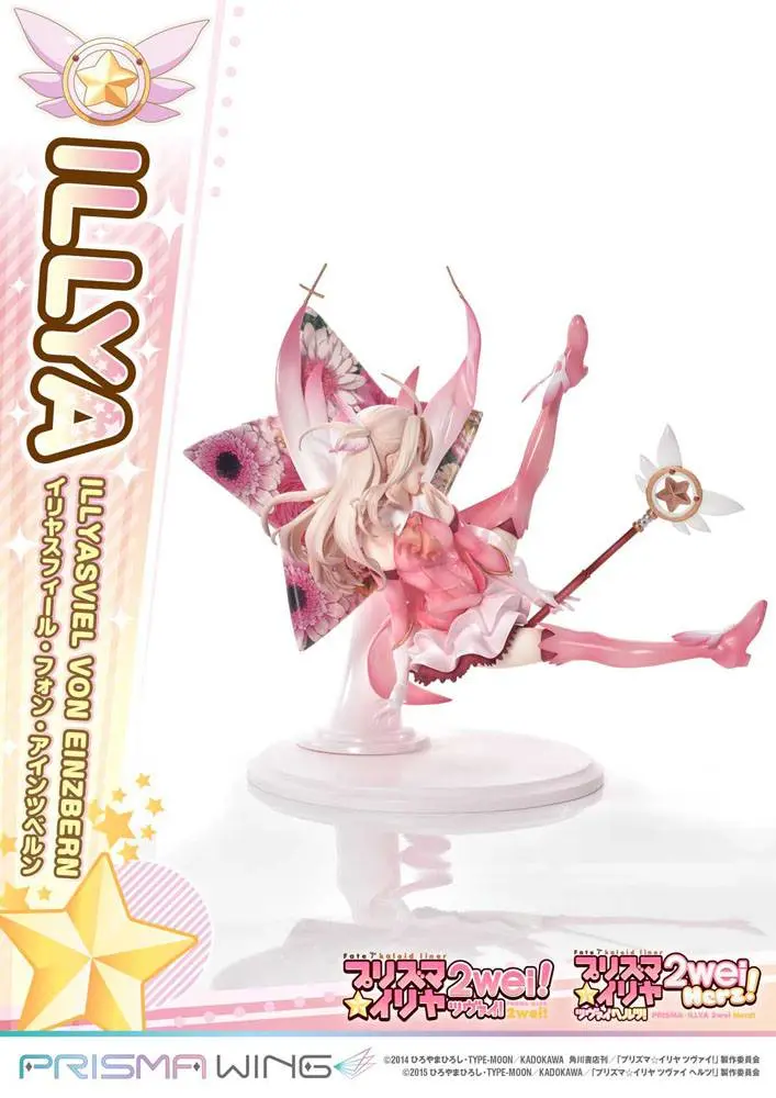 Fate Prisma Wing 1/7 Illyasviel von Einzbern Bonus Version PVC szobor figura 20 cm termékfotó