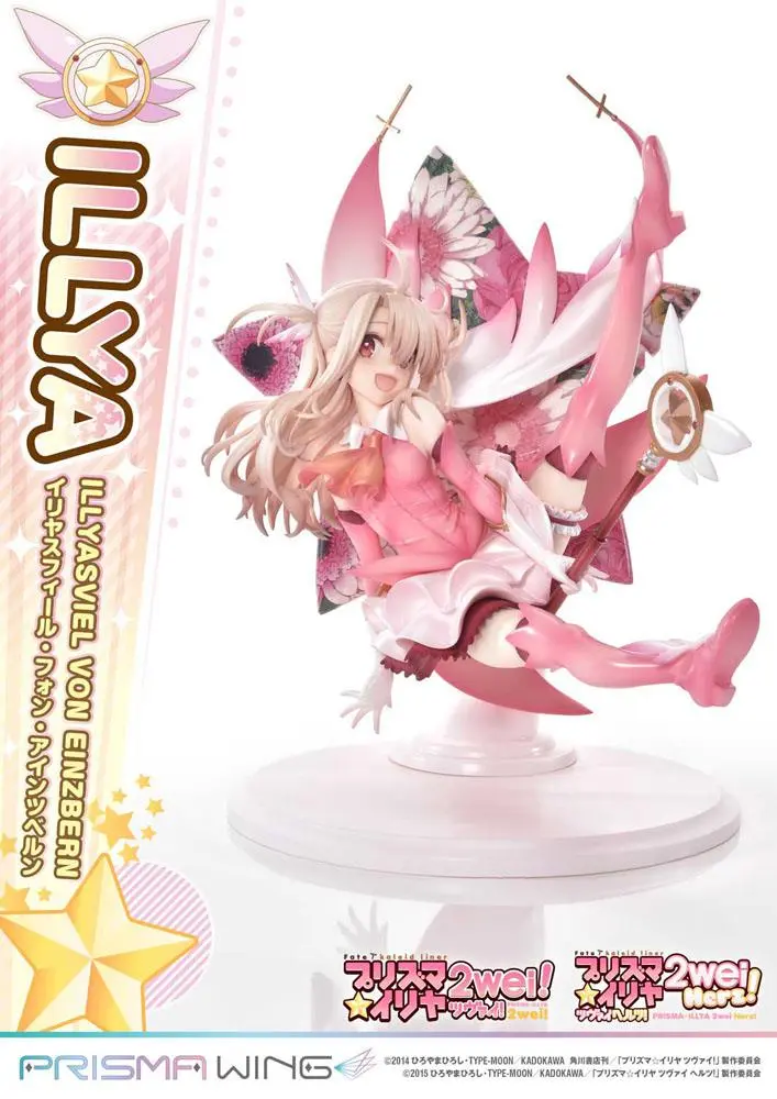 Fate Prisma Wing 1/7 Illyasviel von Einzbern Bonus Version PVC szobor figura 20 cm termékfotó