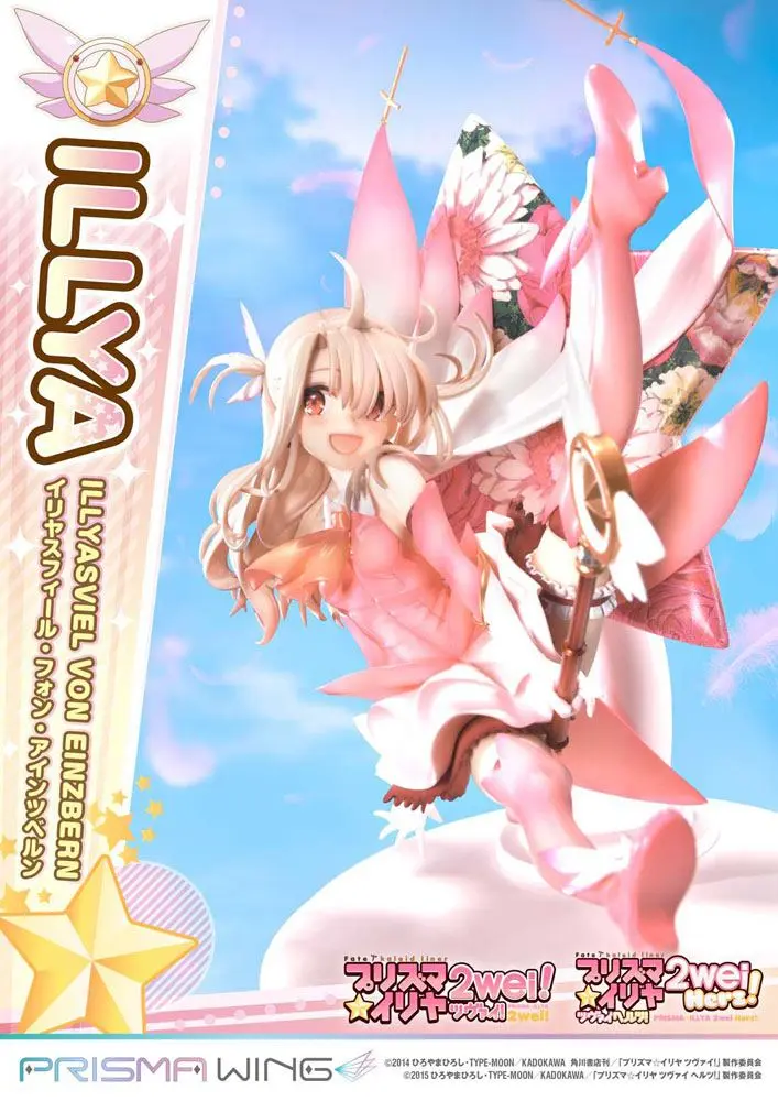 Fate Prisma Wing 1/7 Illyasviel von Einzbern Bonus Version PVC szobor figura 20 cm termékfotó