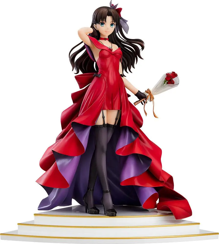 Fate/Stay Night 1/7 Rin Tohsaka 15th Celebration Dress Ver. szobor figura 25 cm termékfotó