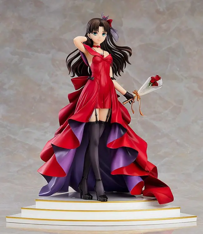 Fate/Stay Night 1/7 Rin Tohsaka 15th Celebration Dress Ver. szobor figura 25 cm termékfotó