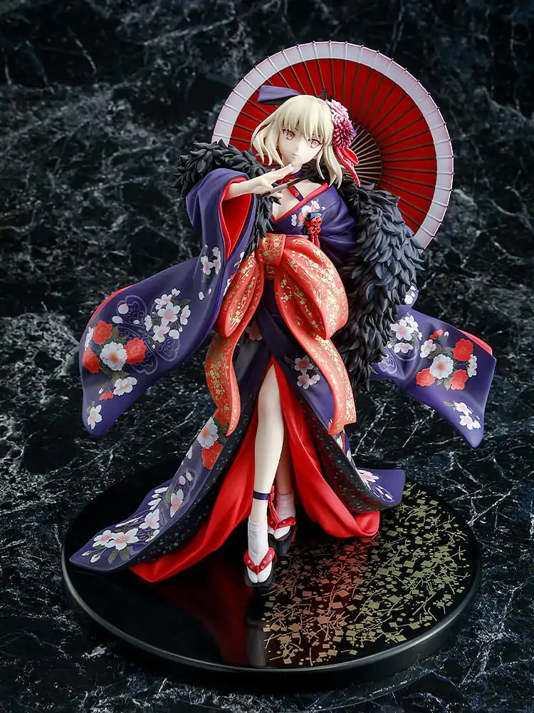Fate/stay night: Heaven's Feel 1/7 Saber Alter: Kimono ver. PVC szobor figura 27 cm termékfotó