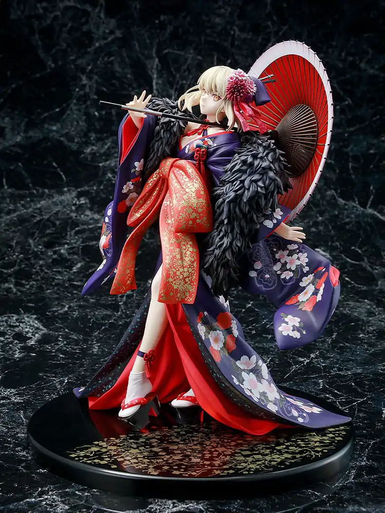 Fate/stay night: Heaven's Feel 1/7 Saber Alter: Kimono ver. PVC szobor figura 27 cm termékfotó