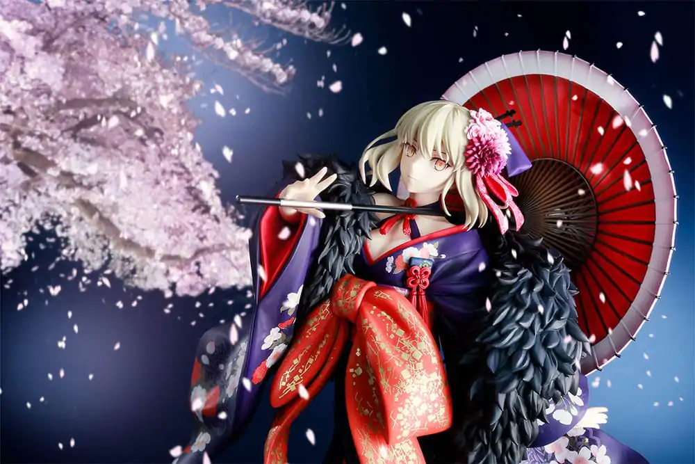 Fate/stay night: Heaven's Feel 1/7 Saber Alter: Kimono ver. PVC szobor figura 27 cm termékfotó