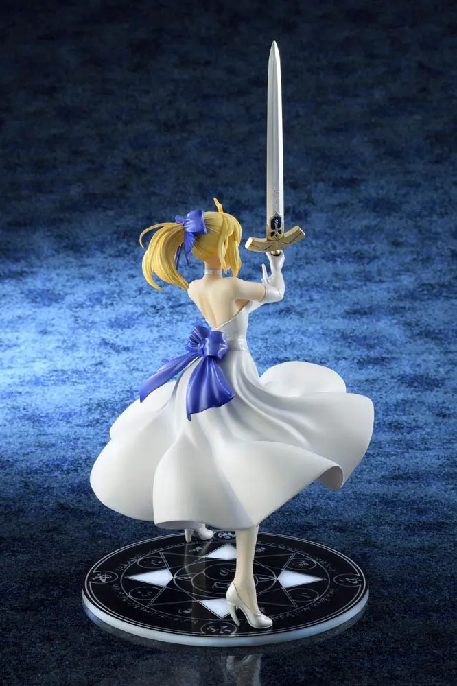 Fate/Stay Night Unlimited Blade Works 1/8 Saber White Dress Renewal Version (re-run) PVC szobor figura 20 cm termékfotó