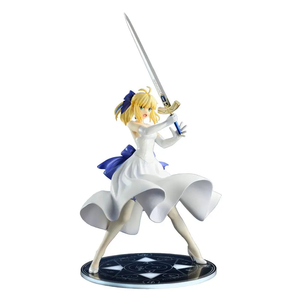 Fate/Stay Night Unlimited Blade Works 1/8 Saber White Dress Renewal Version (re-run) PVC szobor figura 20 cm termékfotó
