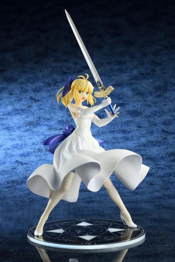 Fate/Stay Night Unlimited Blade Works 1/8 Saber White Dress Renewal Version (re-run) PVC szobor figura 20 cm termékfotó
