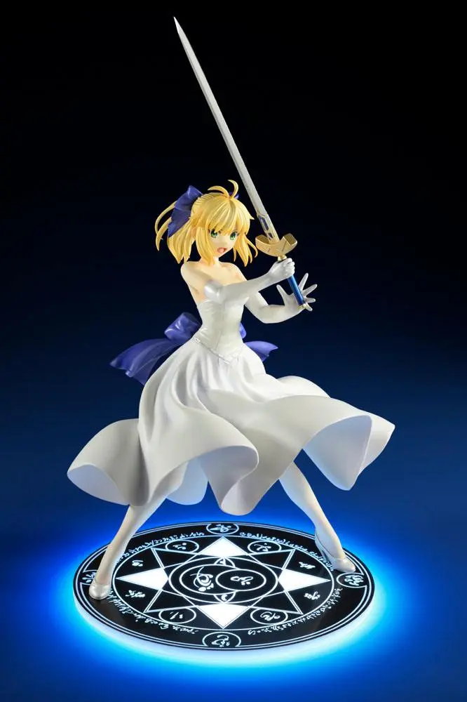 Fate/Stay Night Unlimited Blade Works 1/8 Saber White Dress Renewal Version (re-run) PVC szobor figura 20 cm termékfotó