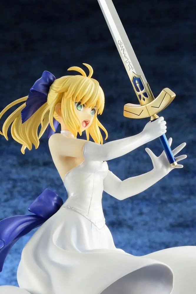 Fate/Stay Night Unlimited Blade Works 1/8 Saber White Dress Renewal Version (re-run) PVC szobor figura 20 cm termékfotó
