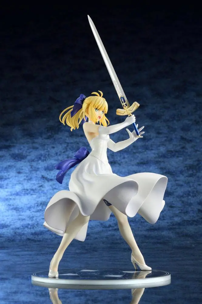 Fate/Stay Night Unlimited Blade Works 1/8 Saber White Dress Renewal Version (re-run) PVC szobor figura 20 cm termékfotó