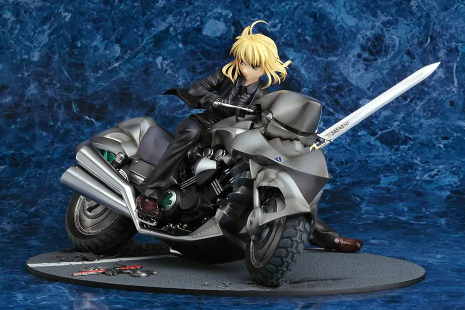 Fate/Zero 1/8 Saber & Saber Motored Cuirassier (re-run) szobor figura 16 cm termékfotó