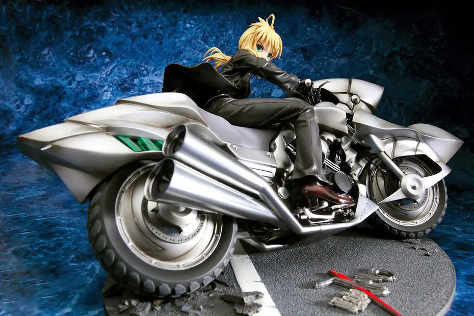 Fate/Zero 1/8 Saber & Saber Motored Cuirassier (re-run) szobor figura 16 cm termékfotó