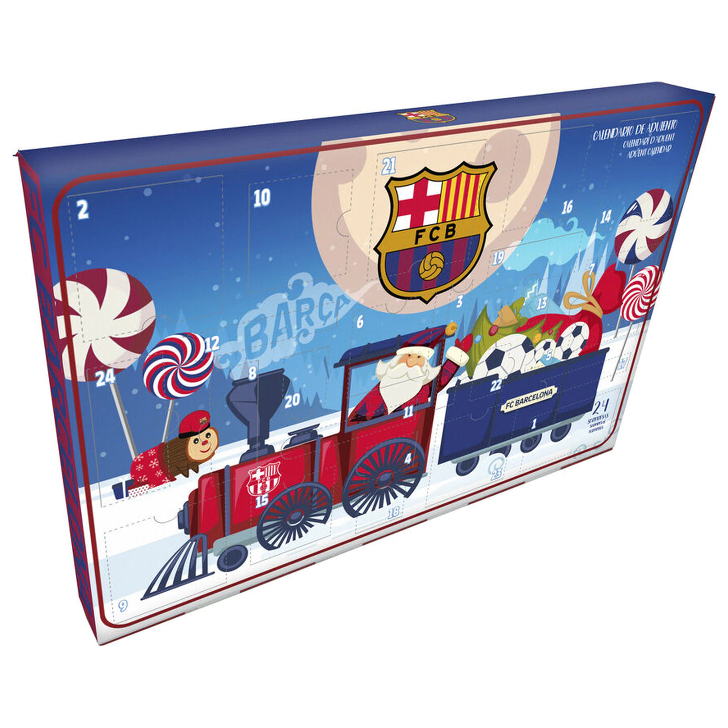 FC Barcelona adventi kalendárium termékfotó