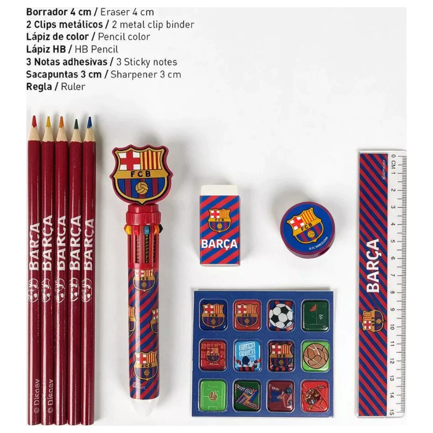 FC Barcelona Barca írószer szett termékfotó