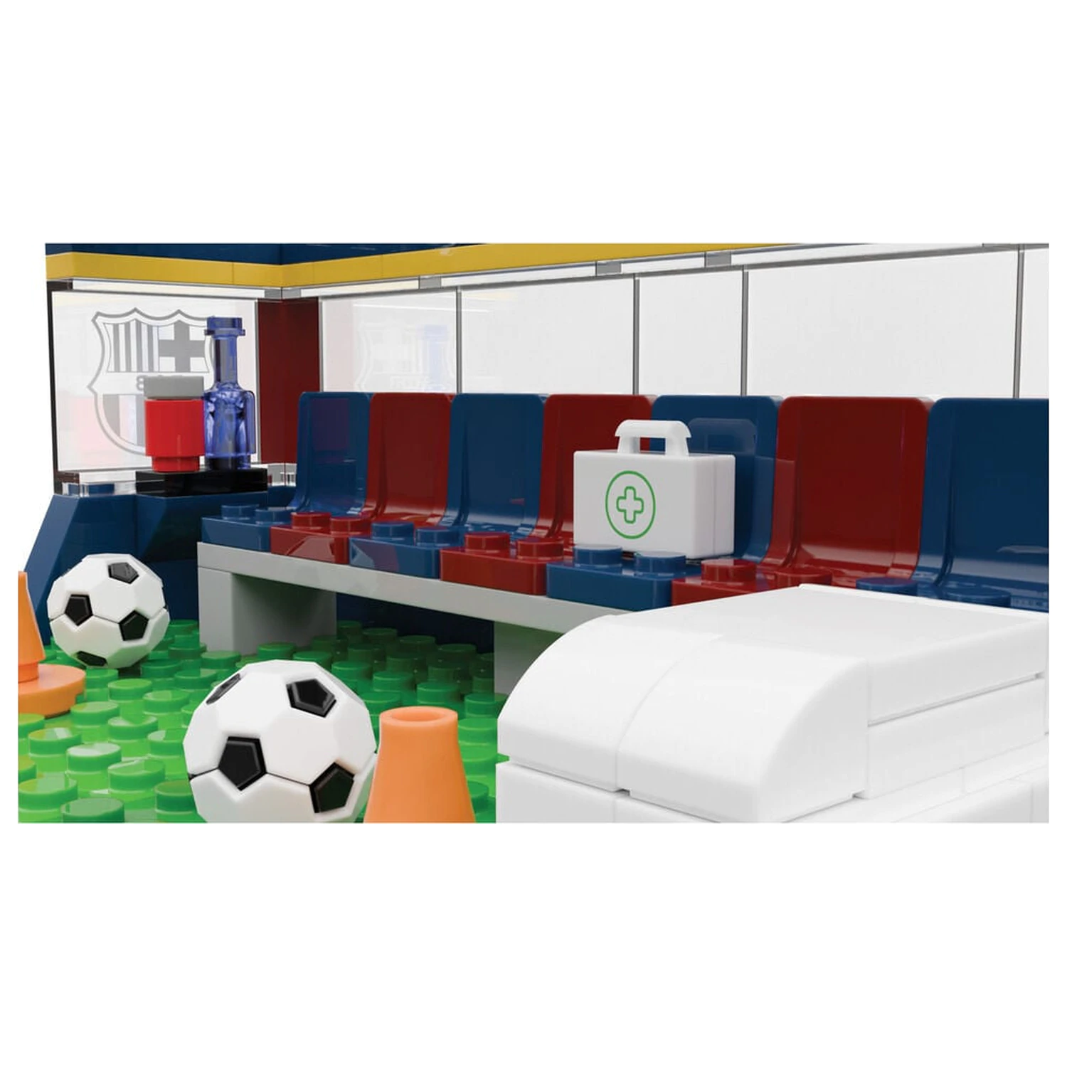 FC Barcelona bench set  with figures játékszett 226db-os termékfotó