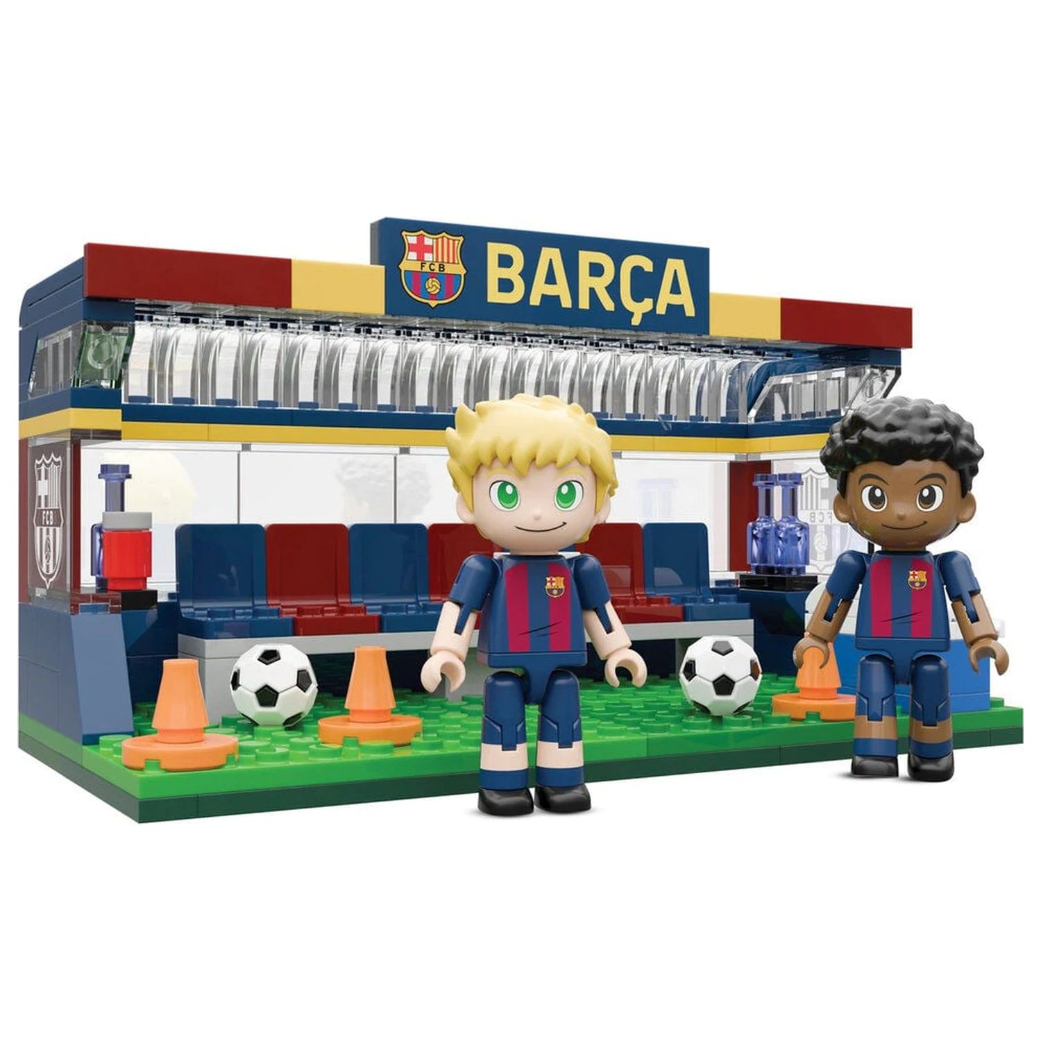 FC Barcelona bench set  with figures játékszett 226db-os termékfotó
