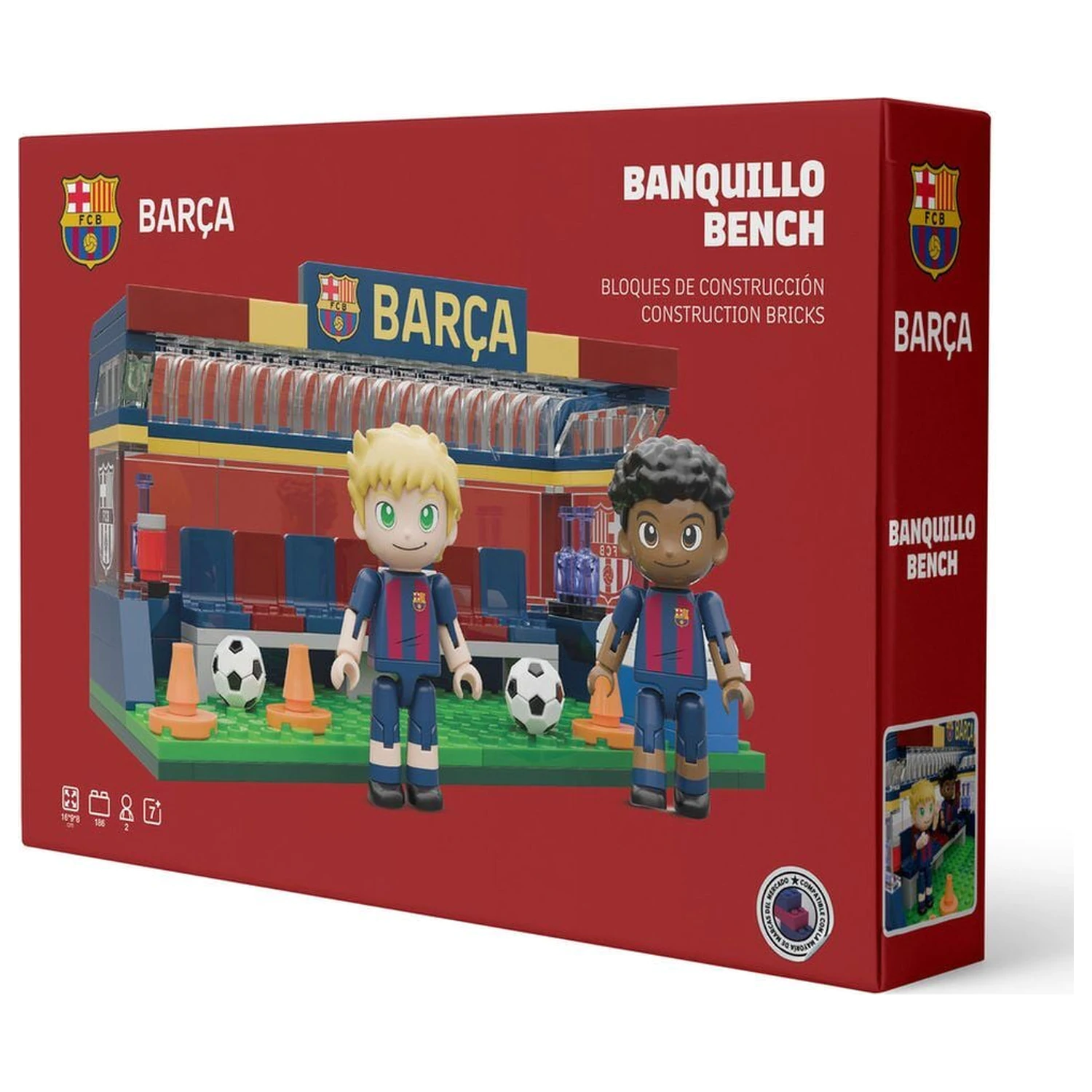 FC Barcelona bench set  with figures játékszett 226db-os termékfotó