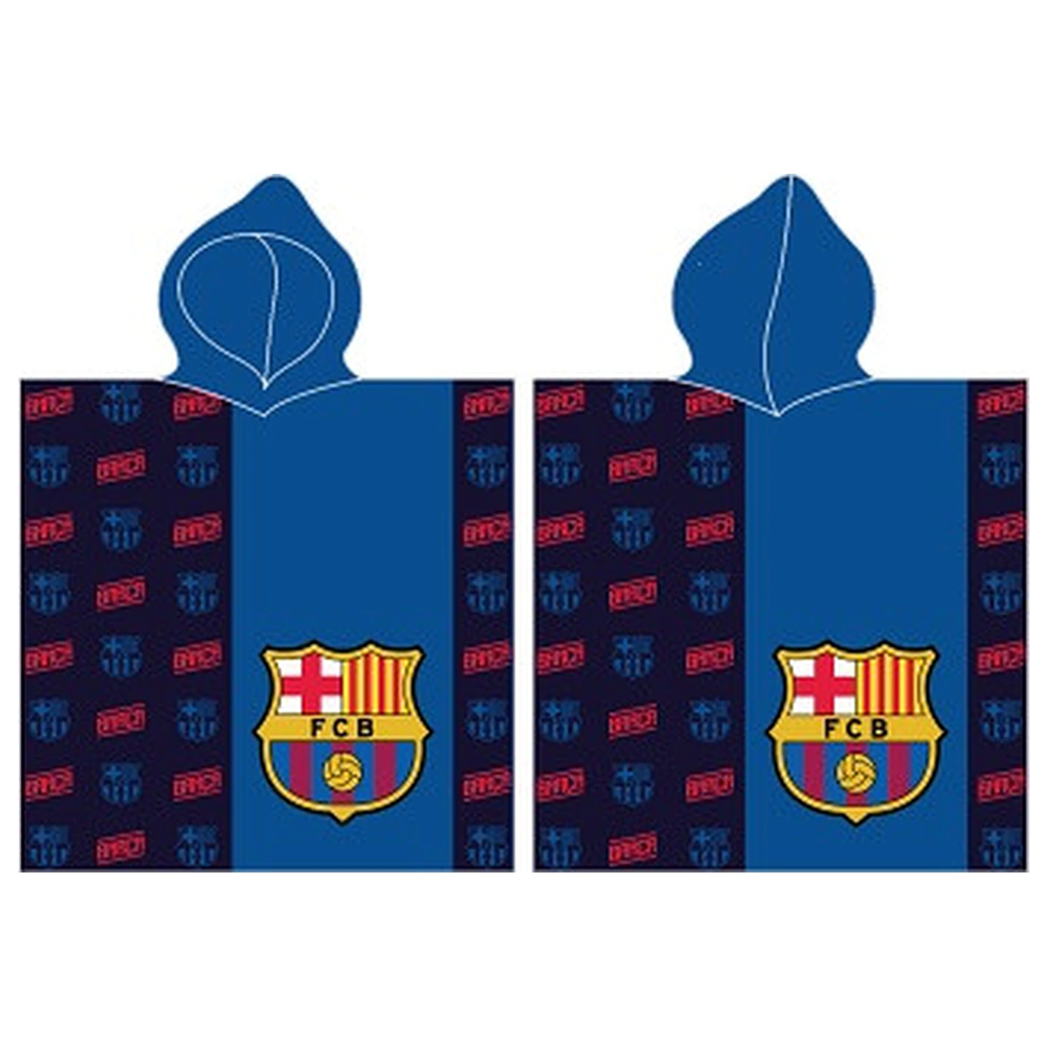 FC Barcelona Blue strand törölköző poncsó termékfotó