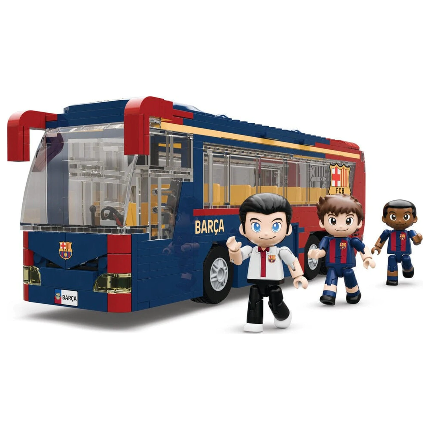 FC Barcelona bus set with figures játékszett 488db-os termékfotó