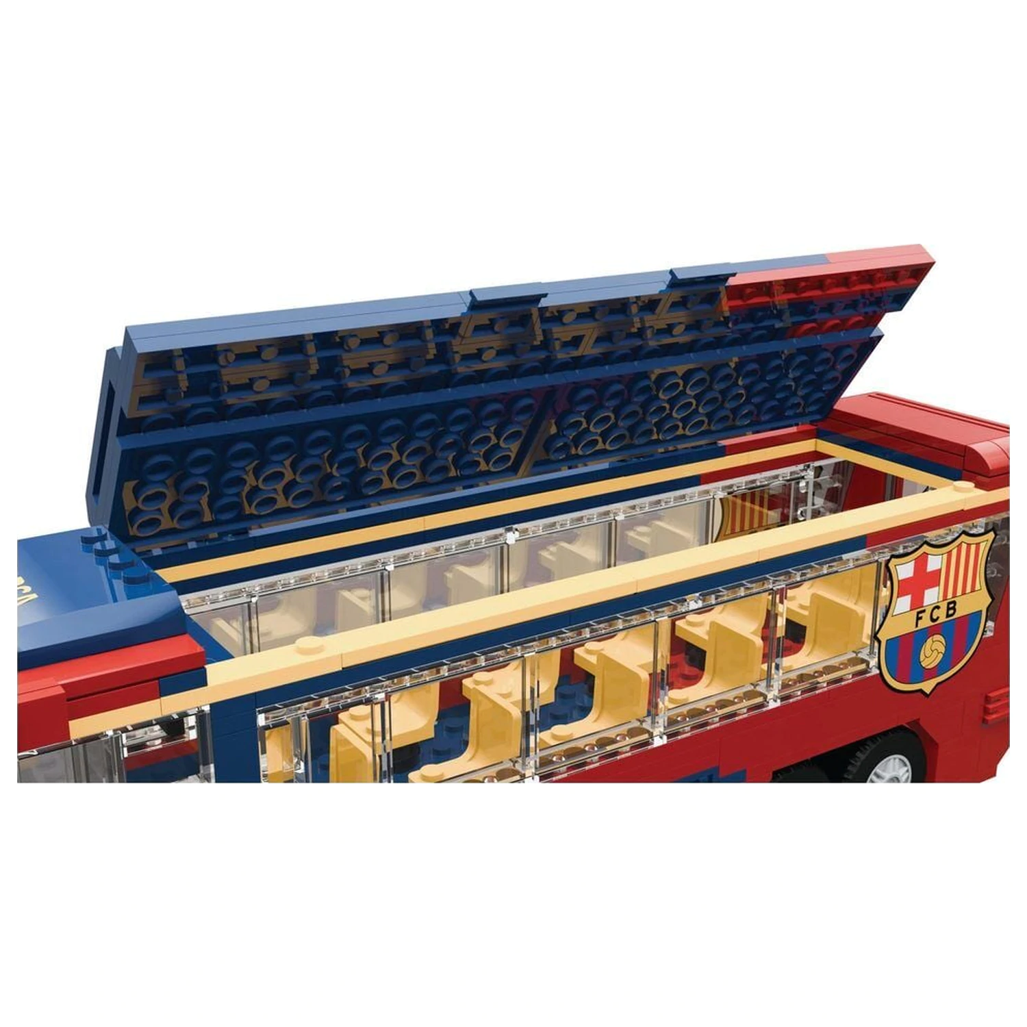 FC Barcelona bus set with figures játékszett 488db-os termékfotó