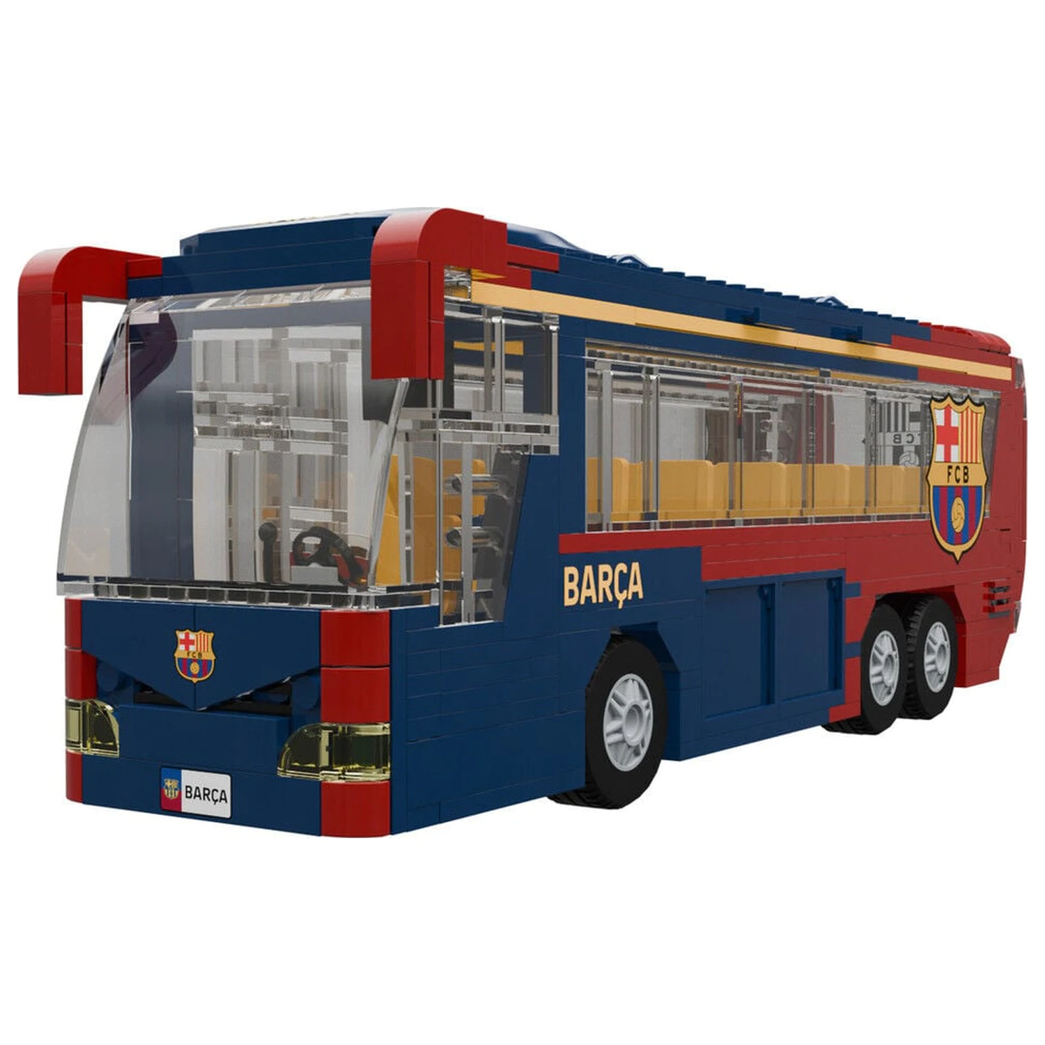 FC Barcelona bus set with figures játékszett 488db-os termékfotó