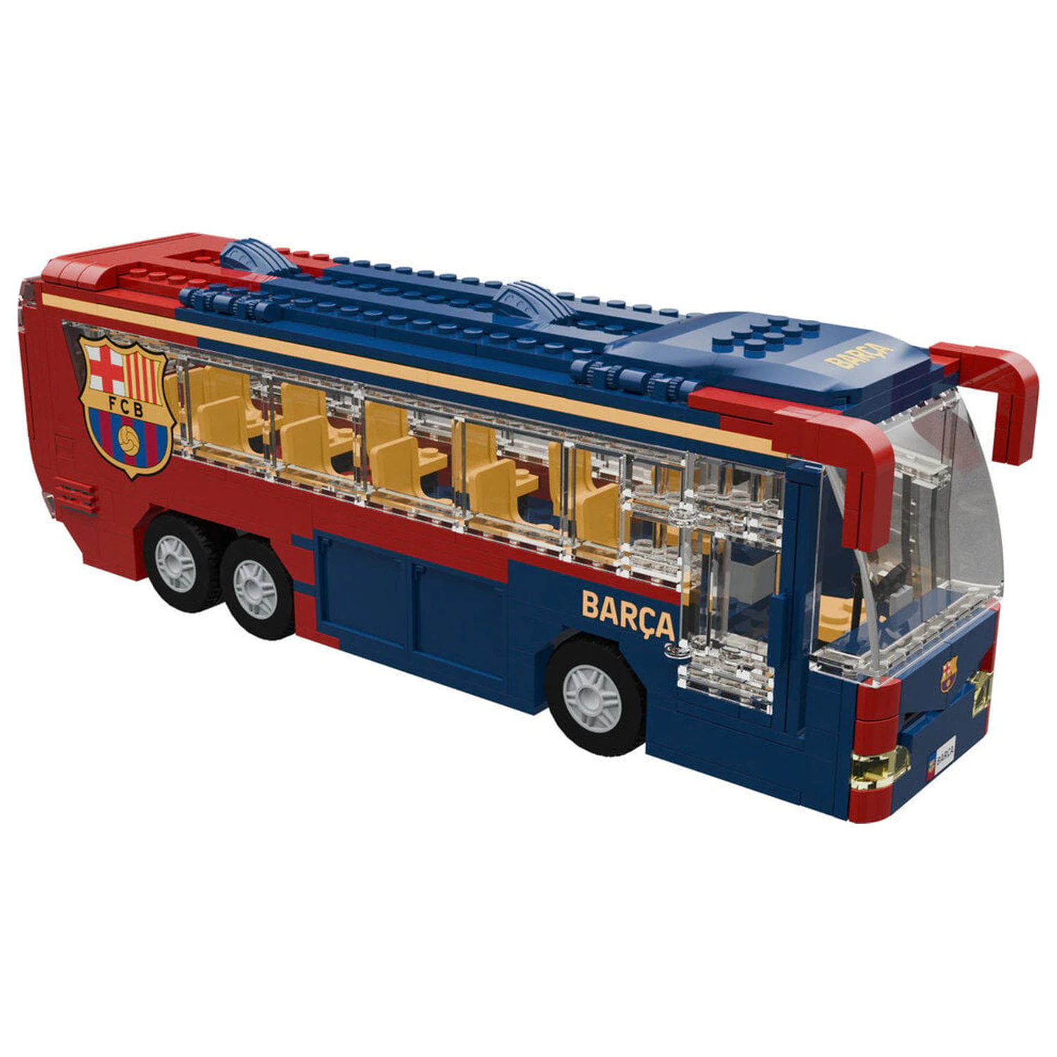 FC Barcelona bus set with figures játékszett 488db-os termékfotó