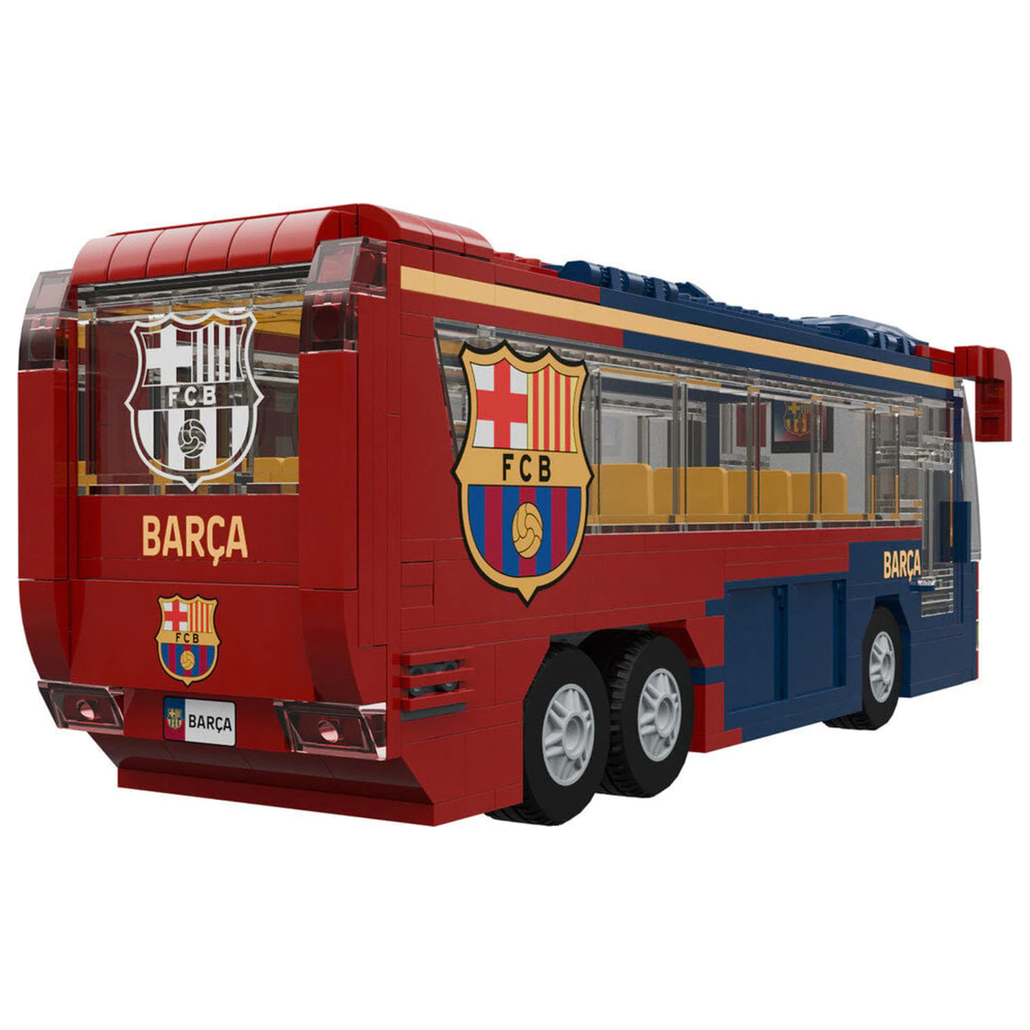 FC Barcelona bus set with figures játékszett 488db-os termékfotó