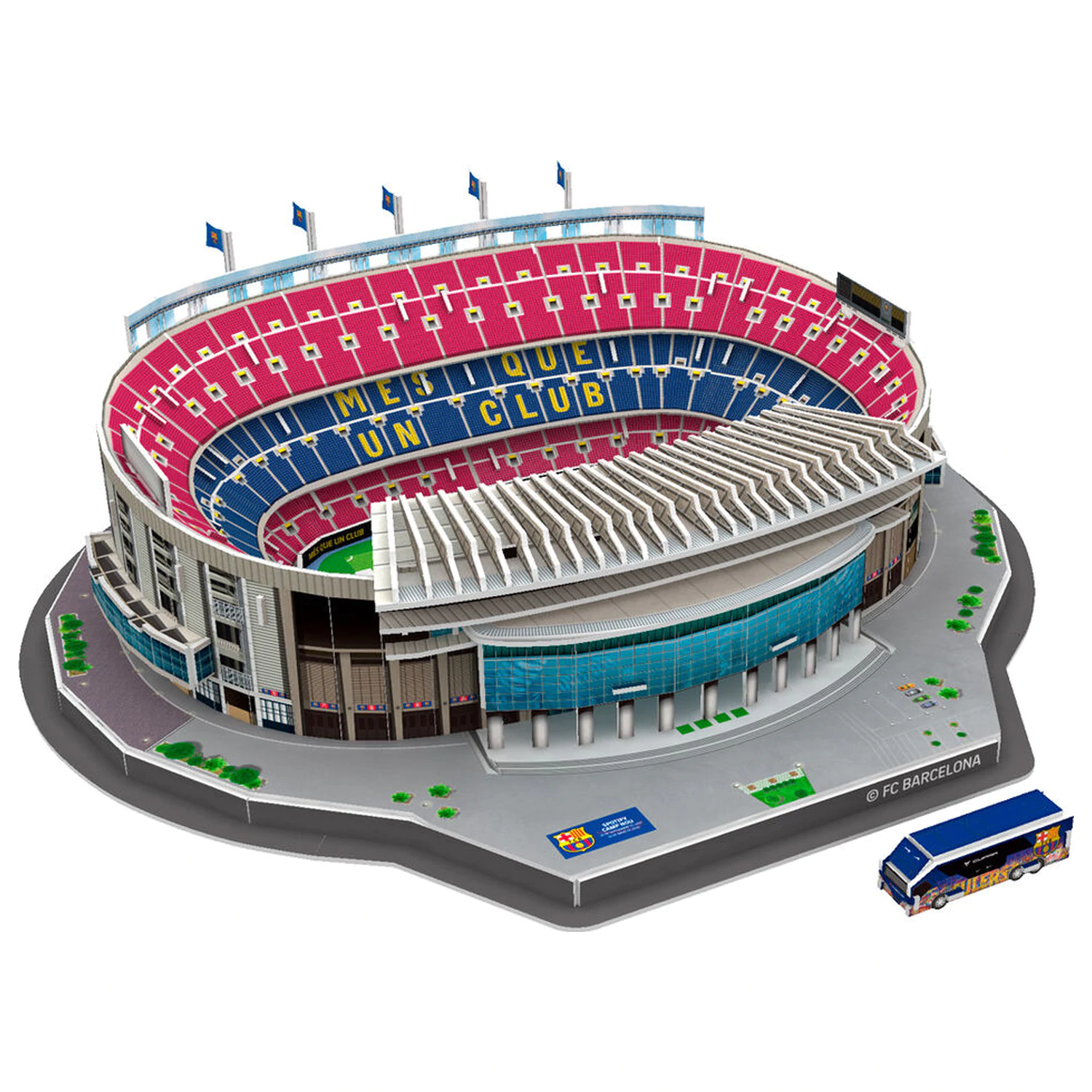 FC Barcelona Camp Nou Stadium 3D puzzle 98db-os termékfotó