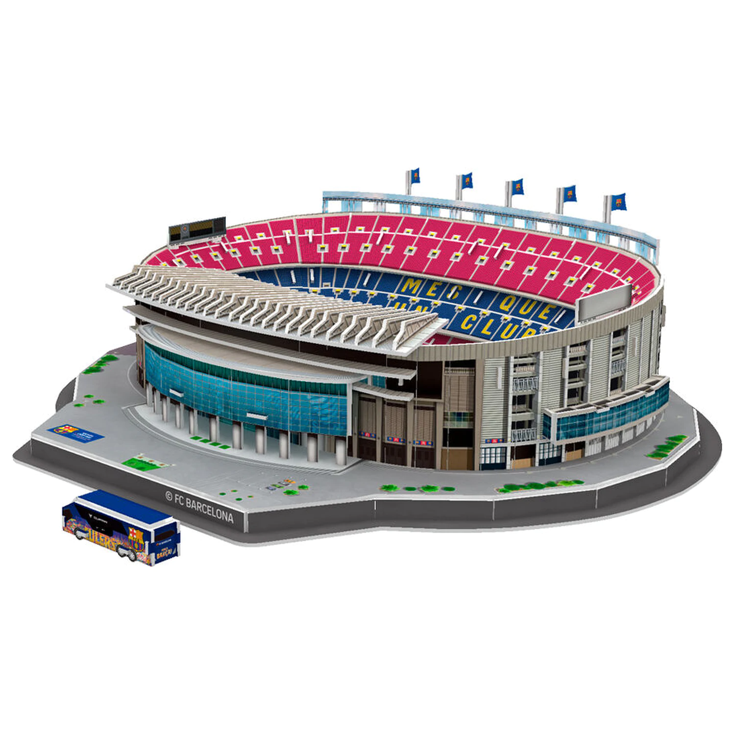 FC Barcelona Camp Nou Stadium 3D puzzle 98db-os termékfotó