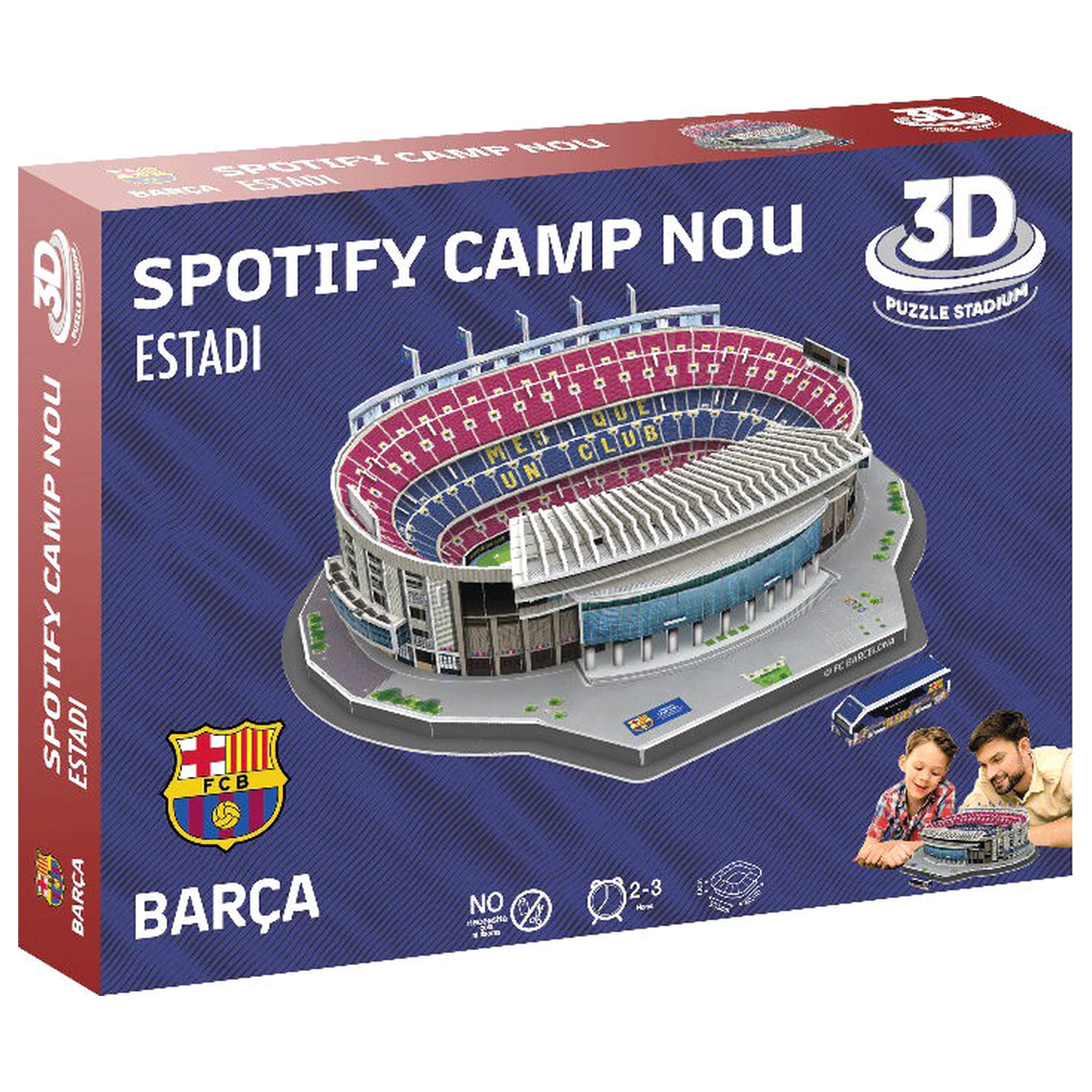 FC Barcelona Camp Nou Stadium 3D puzzle 98db-os termékfotó