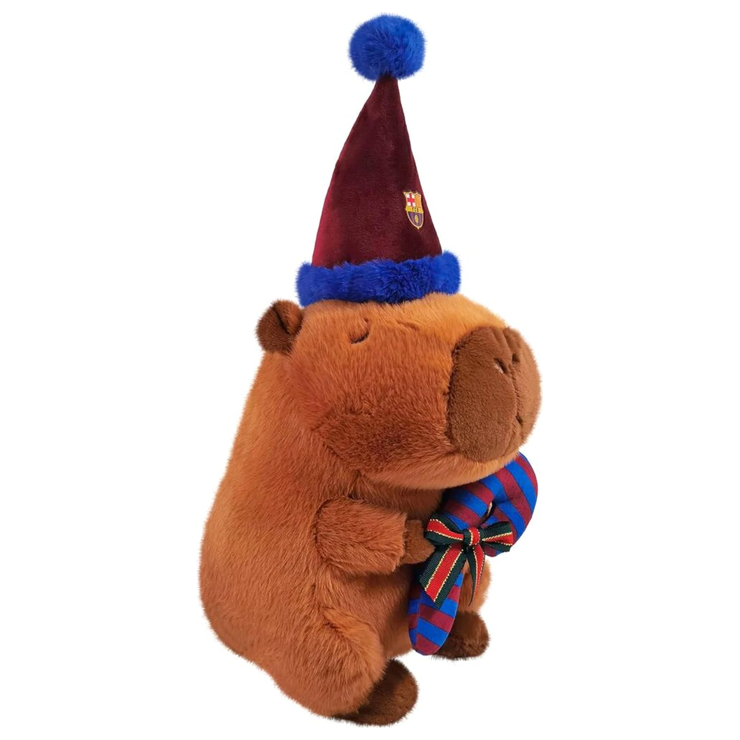 FC Barcelona capibara teddy santa hat plüss 35cm termékfotó