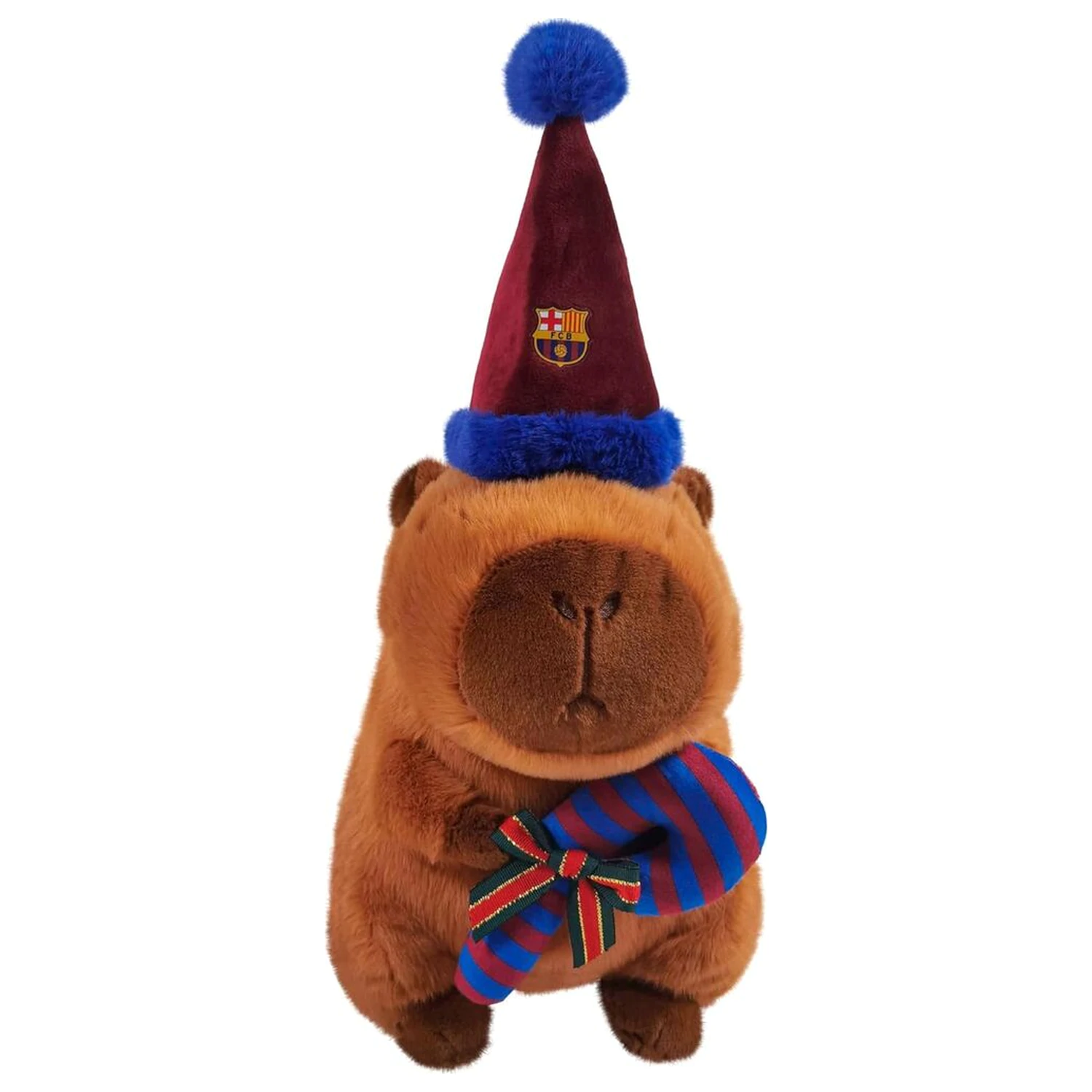 FC Barcelona capibara teddy santa hat plüss 35cm termékfotó