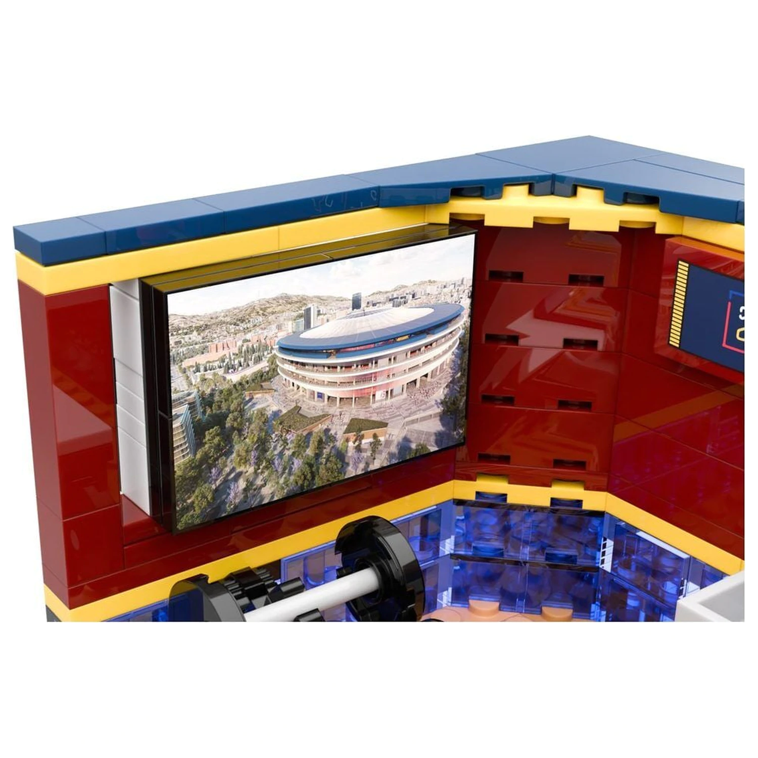 FC Barcelona dressing room set with figura játékszett 439db-os termékfotó