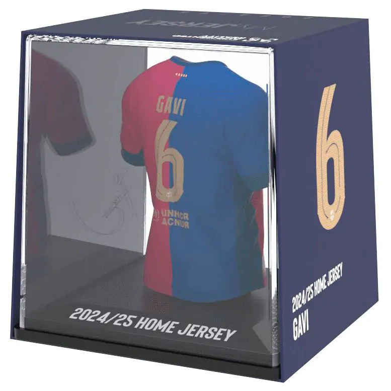 FC Barcelona Gavi mini póló figura termékfotó