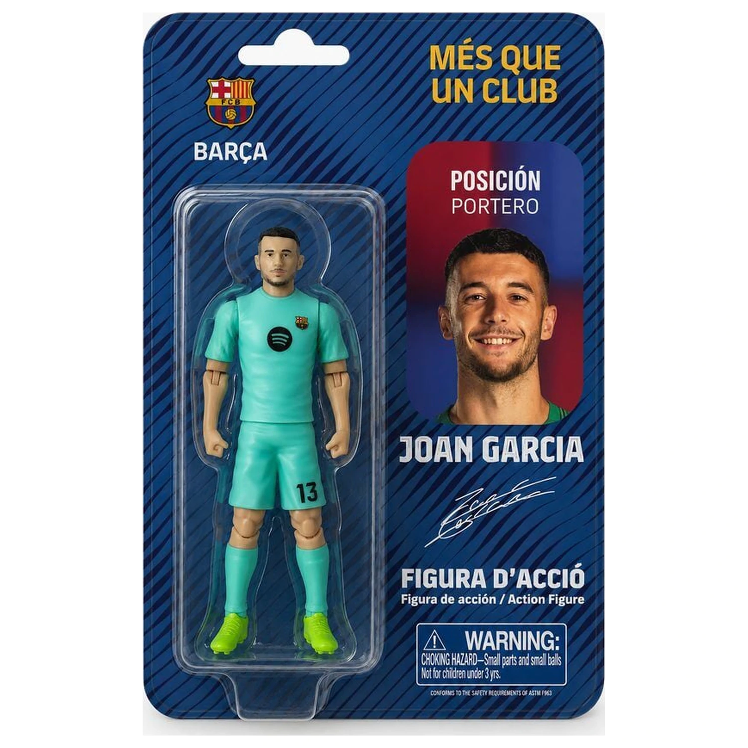 FC Barcelona Joan Garcia akciófigura 10cm termékfotó