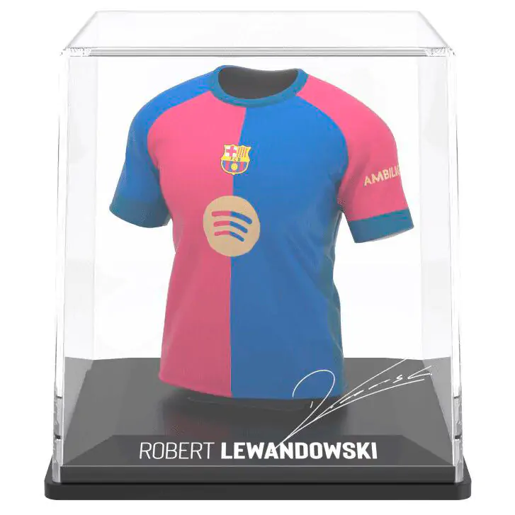 FC Barcelona Lewandowski mini póló figura termékfotó