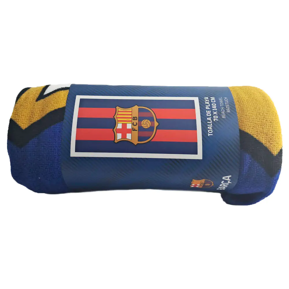 FC Barcelona mikroszálas strandtörölköző termékfotó