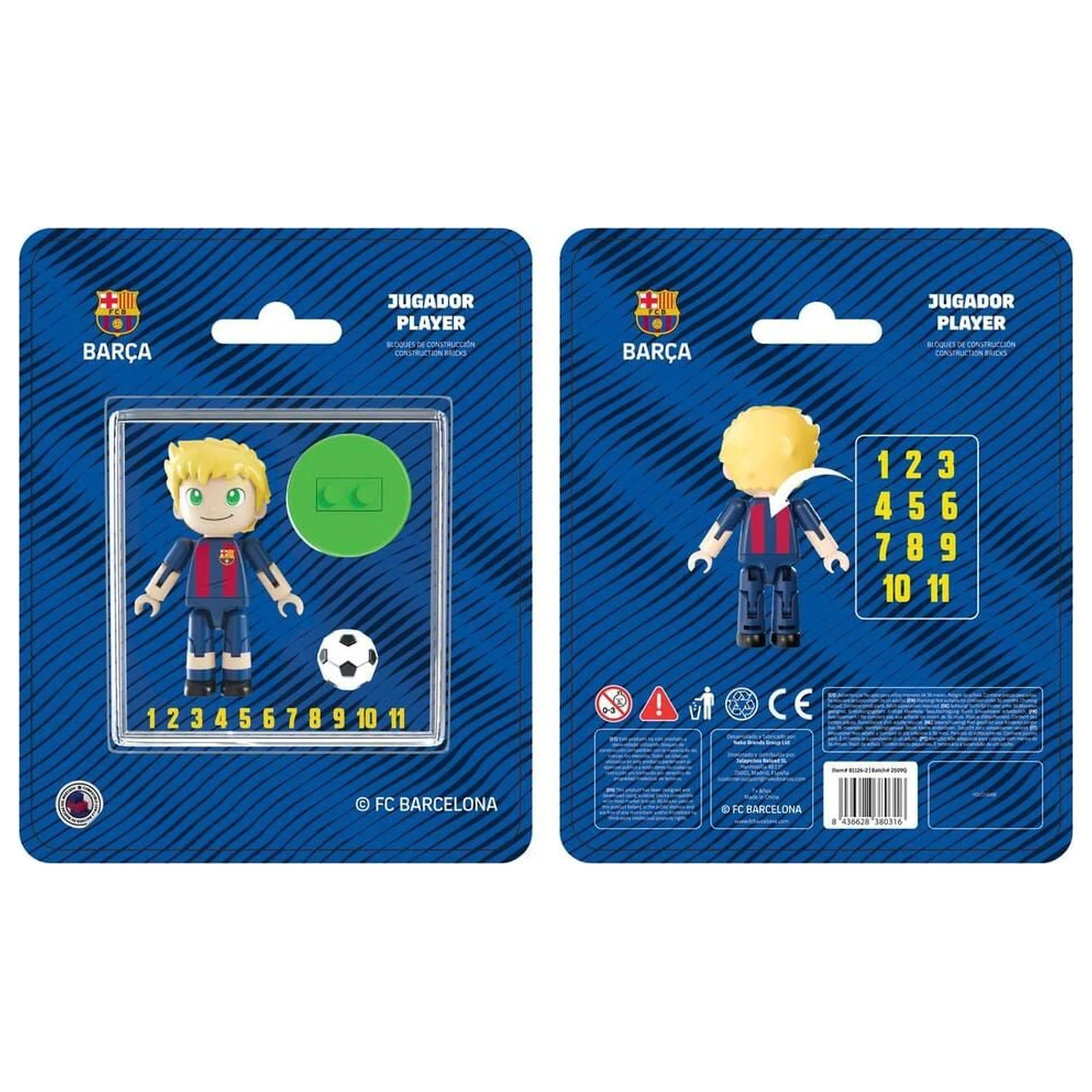 FC Barcelona player figura 4cm termékfotó