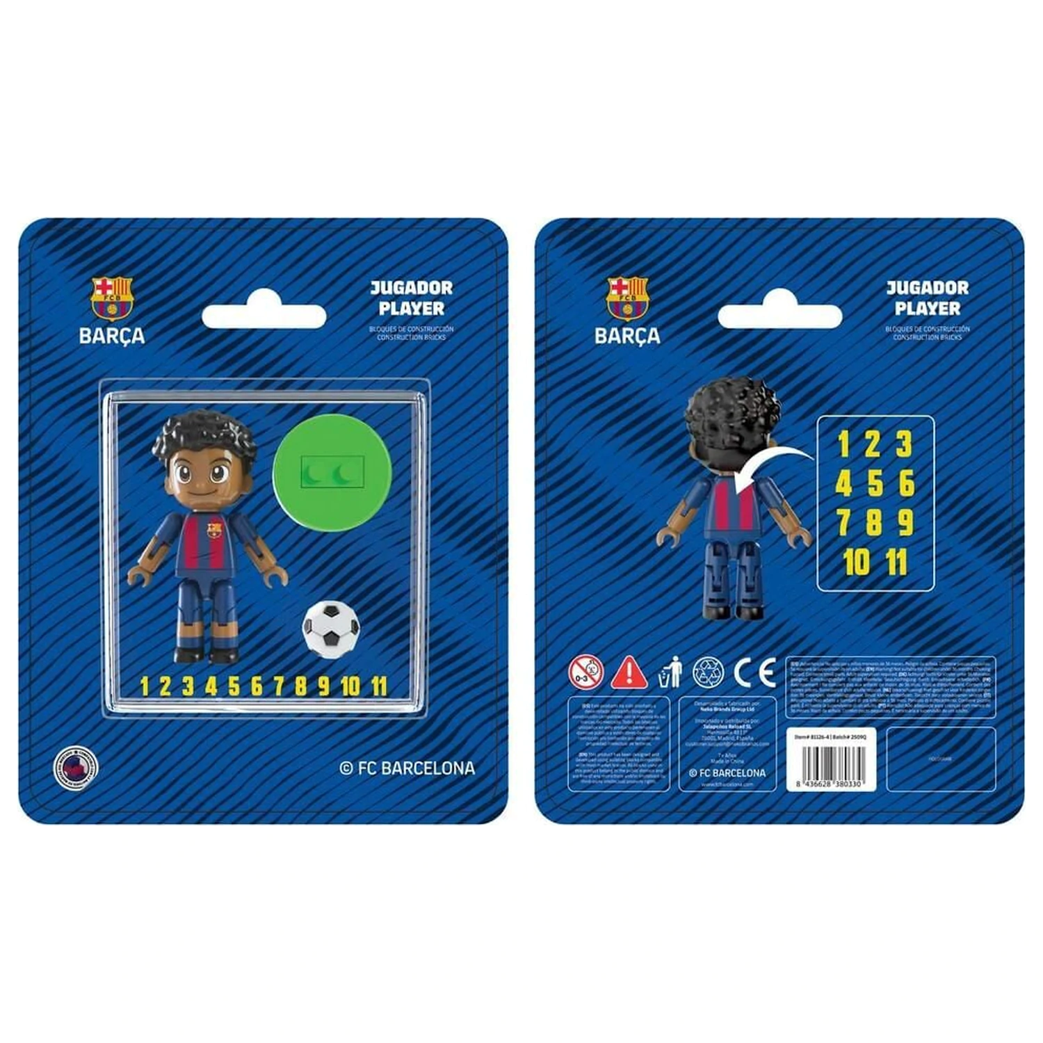 FC Barcelona player figura 4cm termékfotó