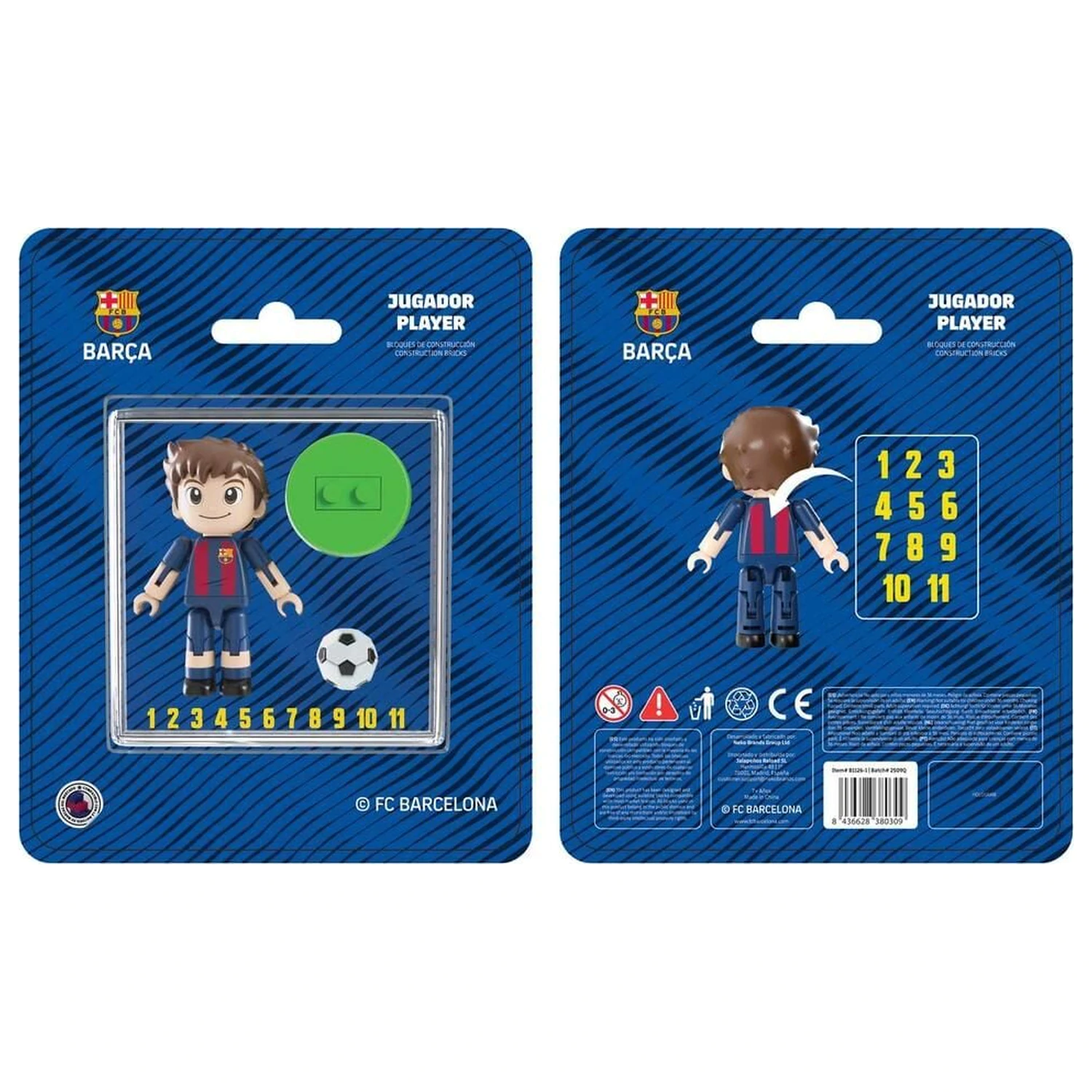 FC Barcelona player figura 4cm termékfotó