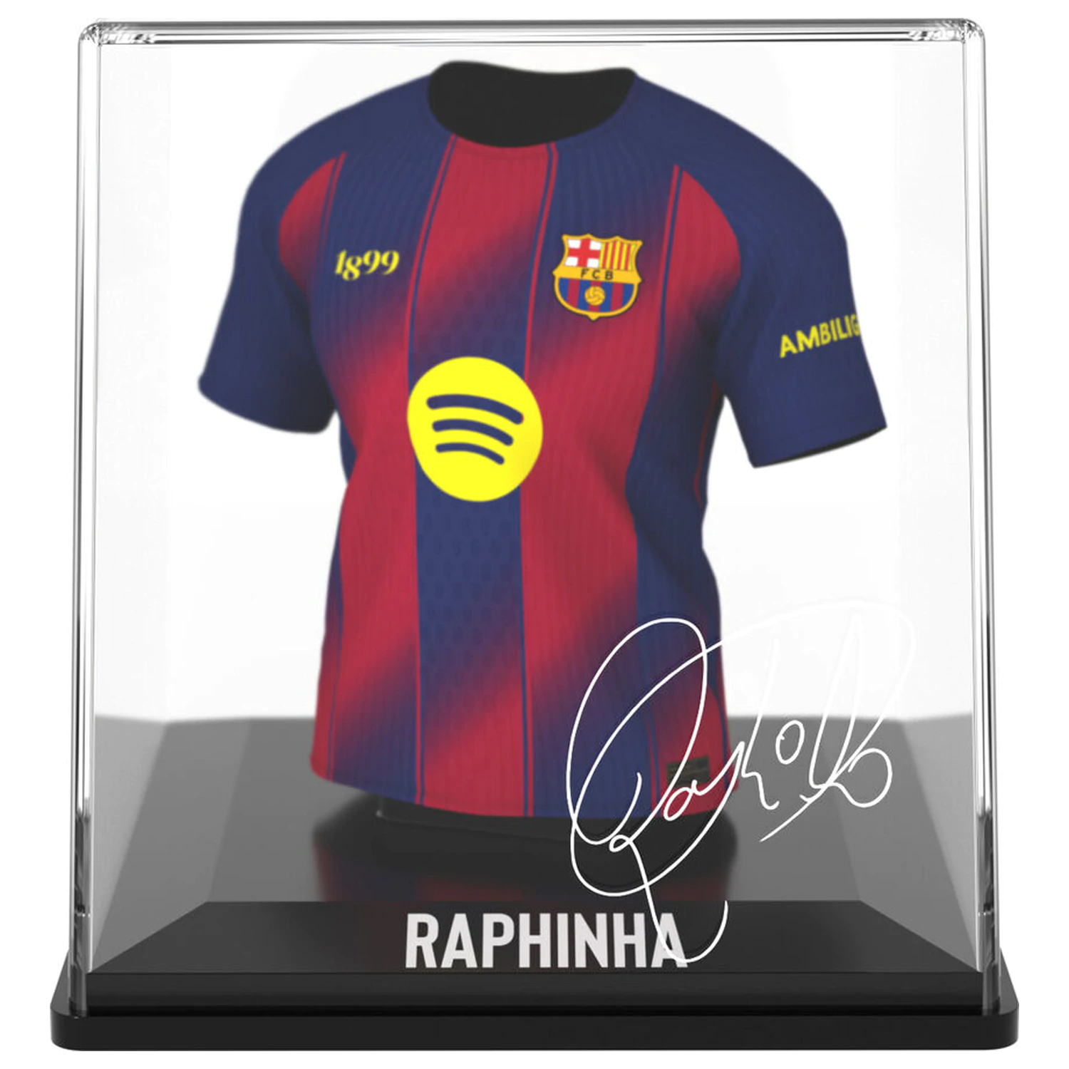 FC Barcelona Raphinha mini póló figura termékfotó