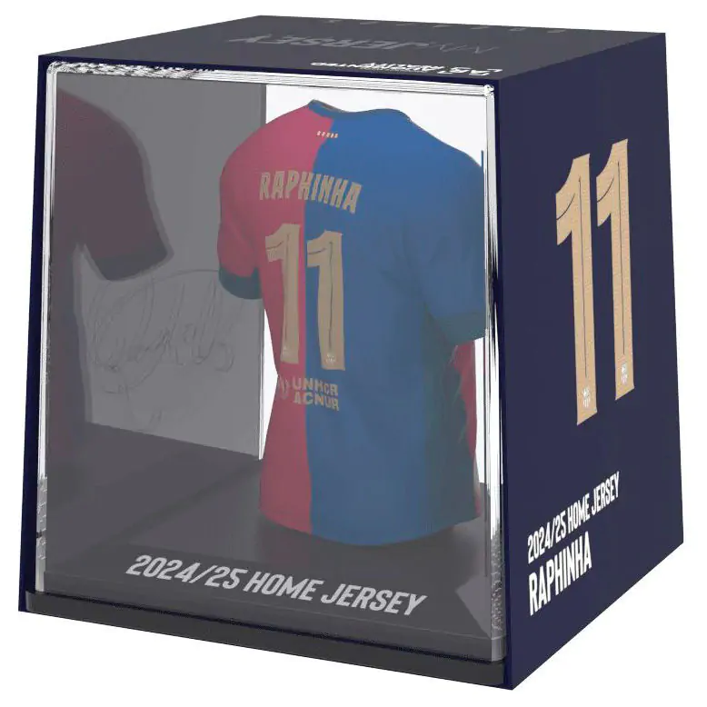 FC Barcelona Raphinha mini póló figura termékfotó