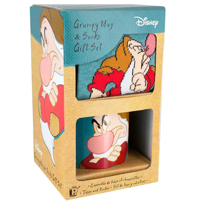 fDisney Snow White Grumpy bögre és zokni csomag termékfotó