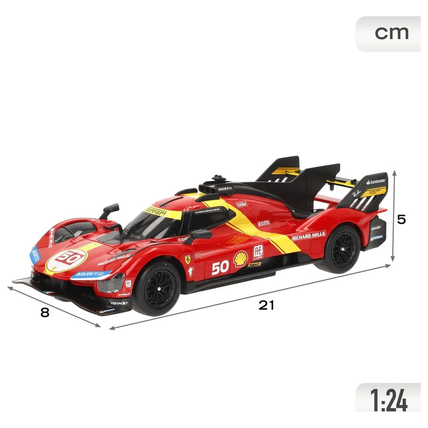 Ferrari 499P távirányítós autó termékfotó